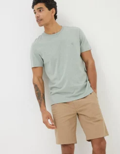 Men FatFace View All|Lulworth Organic Crew T-Shirt