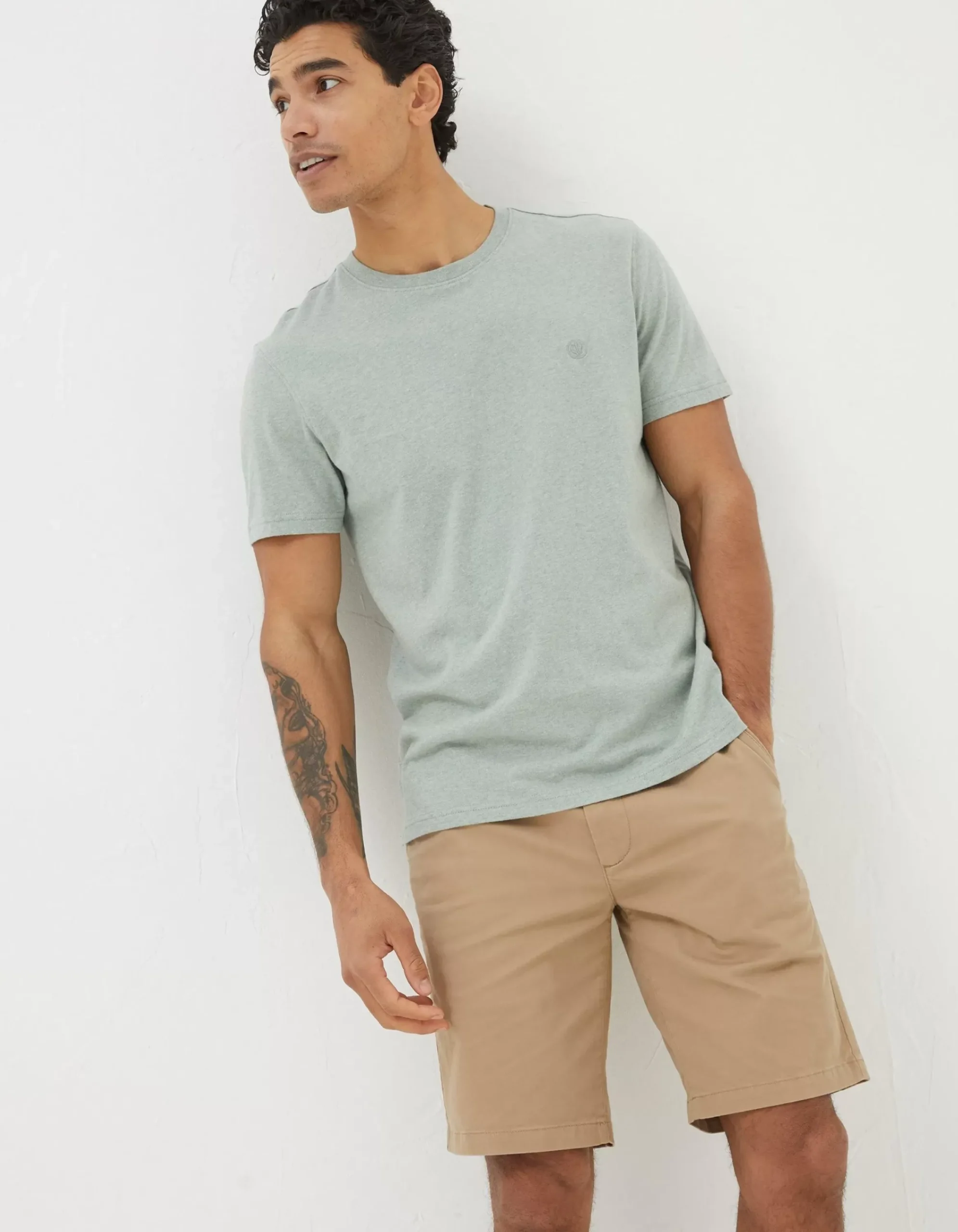 Men FatFace View All|Lulworth Organic Crew T-Shirt