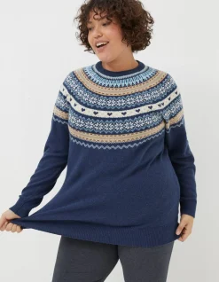 Women FatFace View All|Luna Fairisle Knitted Tunic
