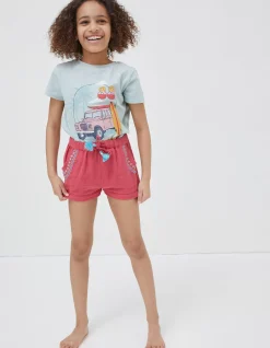 Girls FatFace View All|Lyla Embroidered Shorts