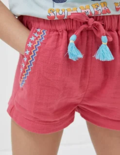 Girls FatFace View All|Lyla Embroidered Shorts