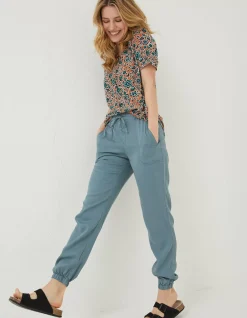 Women FatFace Trousers & Leggings|Lyme Plain Joggers