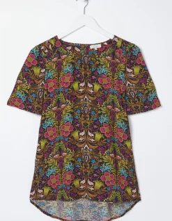 Women FatFace View All|Lyndy Art Floral Blouse