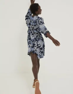 Women FatFace Dresses|Maddox Palace Floral Print Wrap Dress