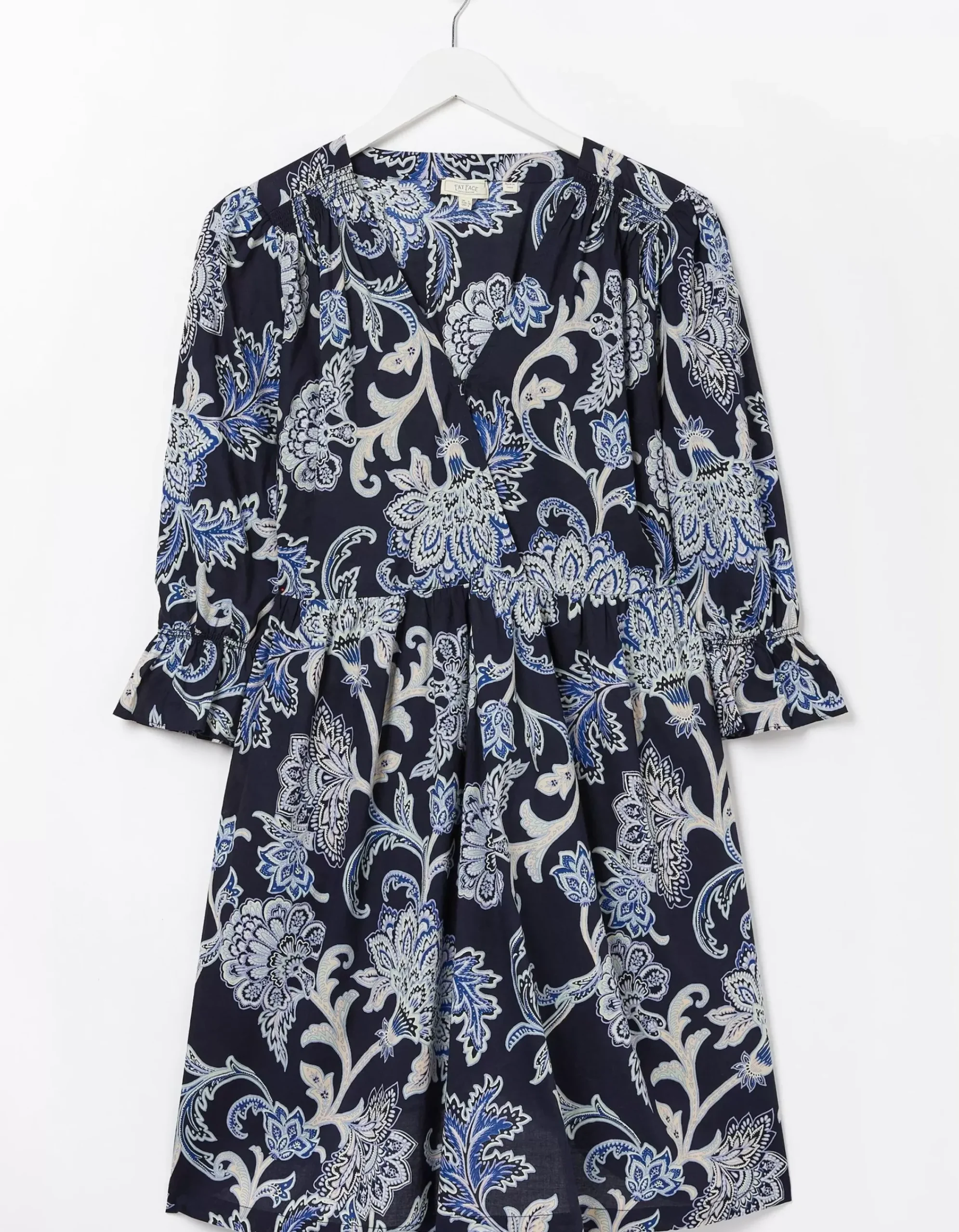 Women FatFace Dresses|Maddox Palace Floral Print Wrap Dress