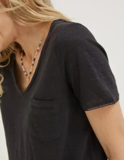 Women FatFace Tops & T-Shirts|Maggie Linen T Shirt