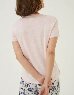 Women FatFace Tops & T-Shirts|Maggie Linen T Shirt