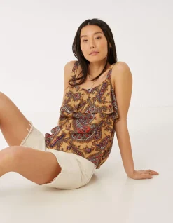 Women FatFace Tops & T-Shirts|Maisie Paisley Cami