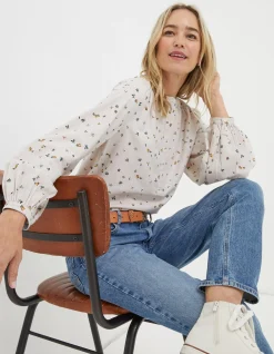 Women FatFace View All|Mallie Ditsy Shirt