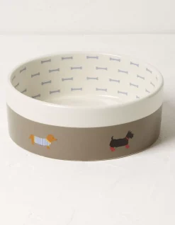 Gifts FatFace View All|Marching Dogs Print Pet Bowl