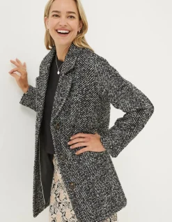 Women FatFace Coats & Jackets|Marin Wool Blend Coat