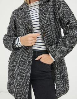 Women FatFace Coats & Jackets|Marin Wool Blend Coat