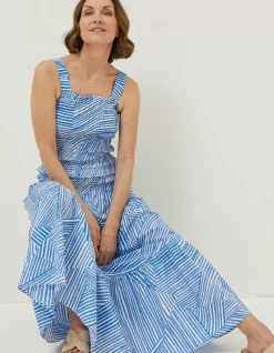 Women FatFace Skirts|Marina Abstract Maxi Skirt