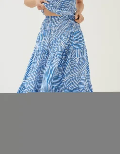 Women FatFace Skirts|Marina Abstract Maxi Skirt