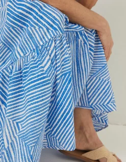 Women FatFace Skirts|Marina Abstract Maxi Skirt
