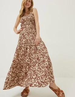 Women FatFace Skirts|Marina Floral Maxi Skirt
