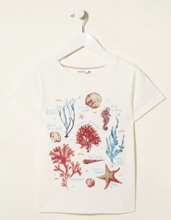 Girls FatFace View All|Marine Conservation Society Sealife Graphic T-Shirt