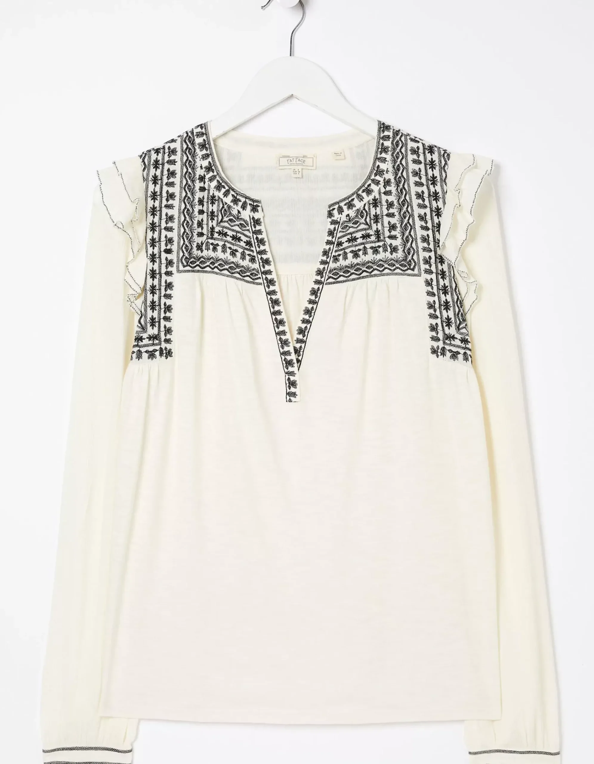 Women FatFace Tops & T-Shirts|Martha Embroidered Top