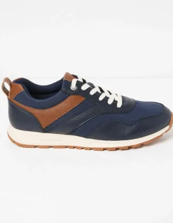 Men FatFace View All|Maximus Leather Trainer
