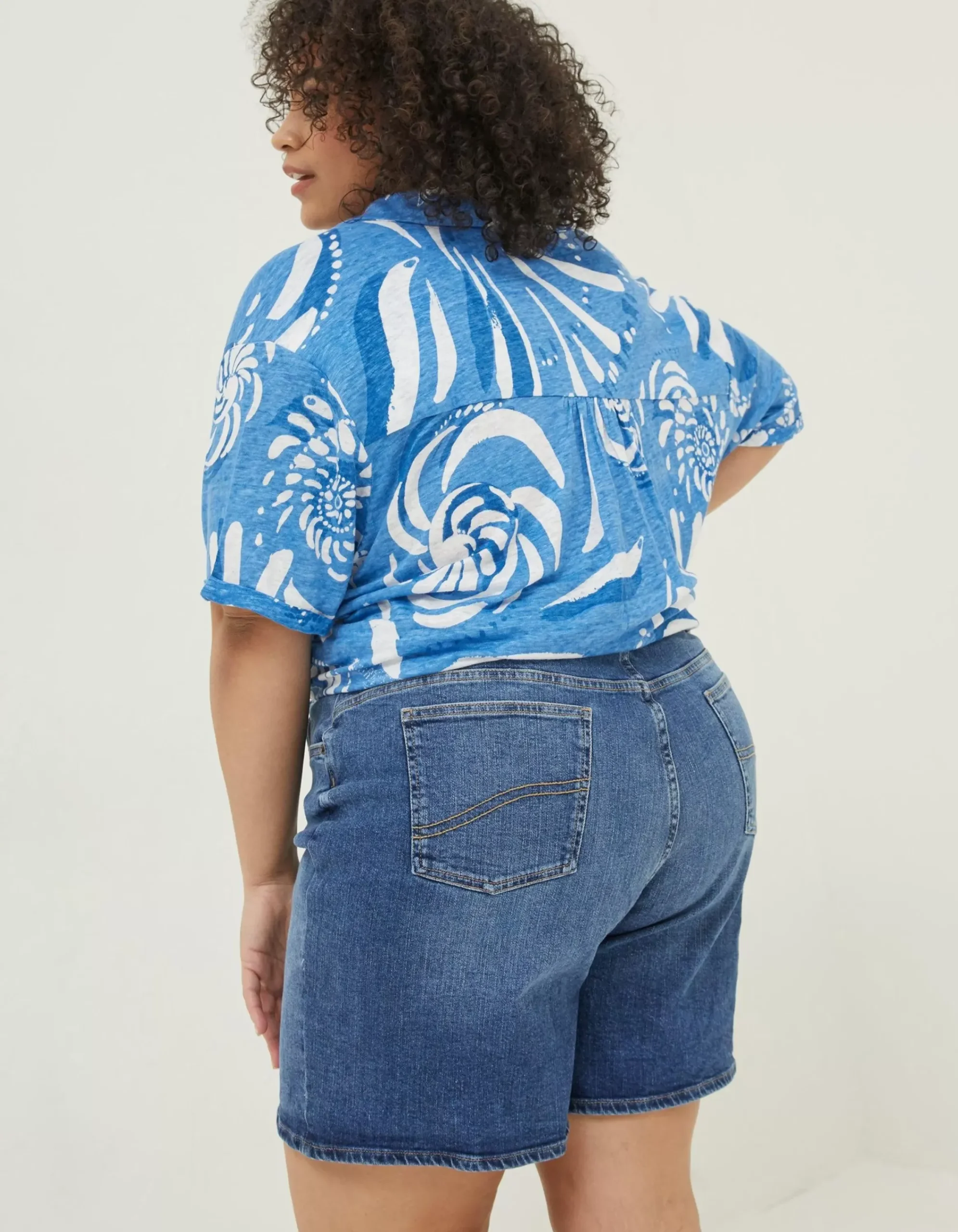 Women FatFace Tops & T-Shirts|Mcs Linen Shirt