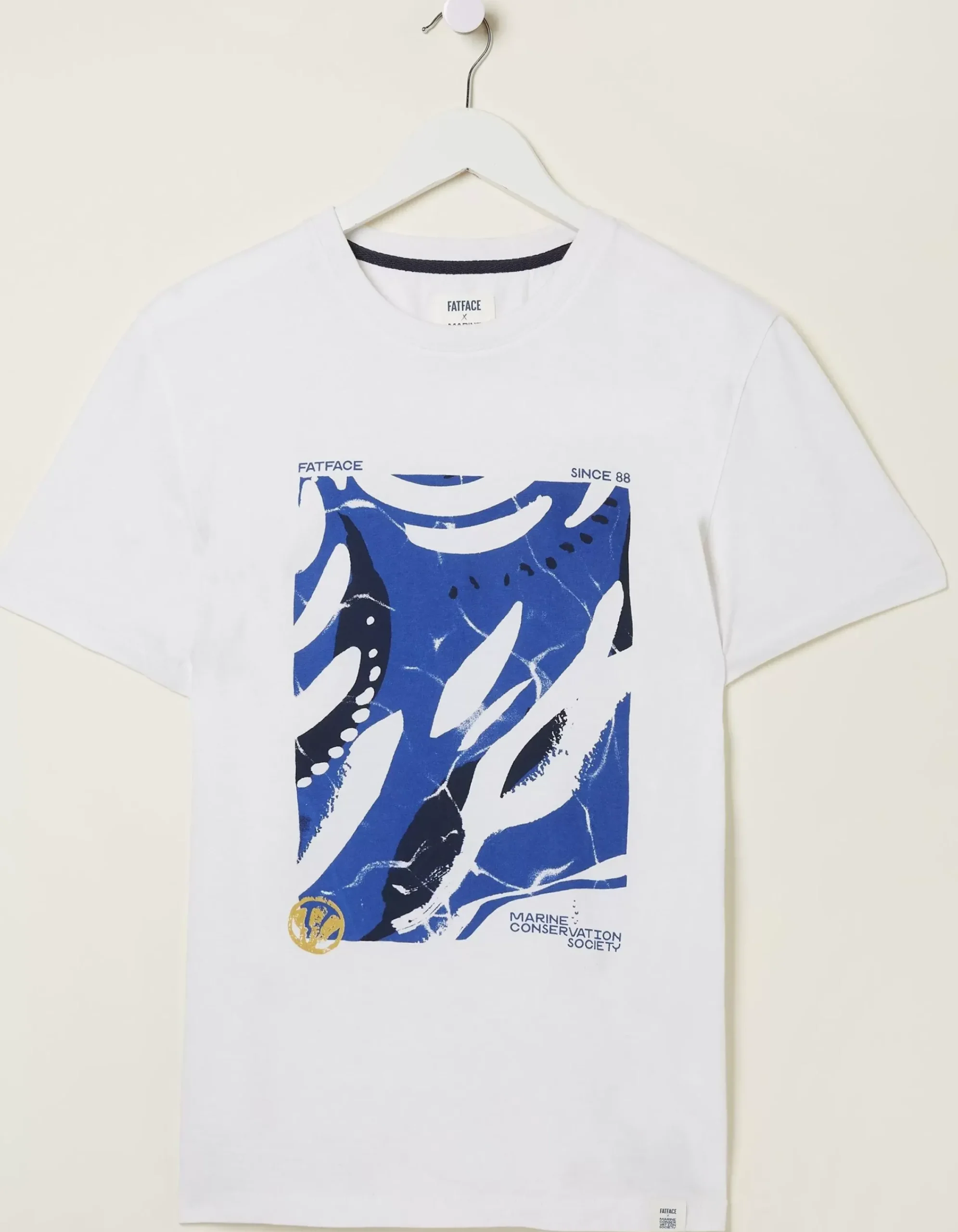 Men FatFace T-Shirts|Mcs Organic Abstract T-Shirt