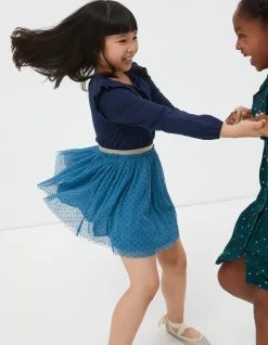 Girls FatFace View All|Millie Tulle Spot Dress