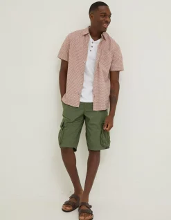 Men FatFace Shirts|Mini Geo Print Shirt