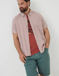 Men FatFace Shirts|Mini Geo Print Shirt