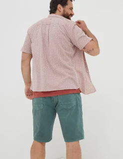 Men FatFace Shirts|Mini Geo Print Shirt