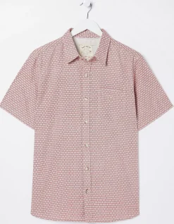 Men FatFace Shirts|Mini Geo Print Shirt