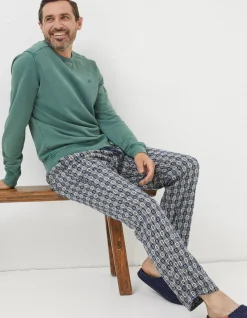 Men FatFace View All|Mini Jacquard Light Pyjama Bottoms
