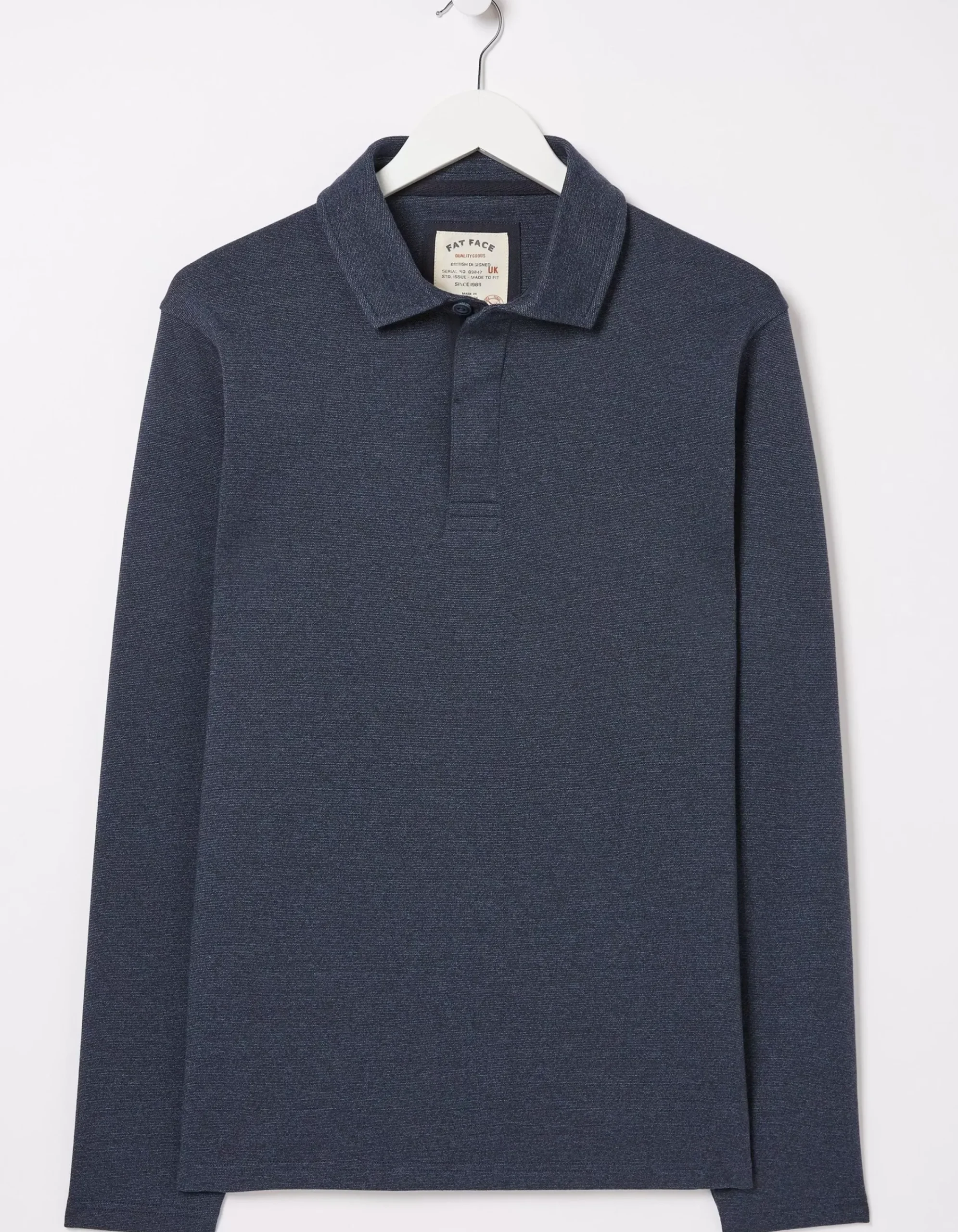 Men FatFace View All|Mini Texture Polo Shirt