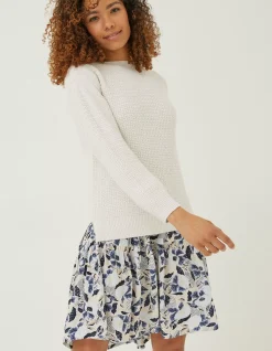 Women FatFace Knitwear|Mollie Boat Neck Jumper
