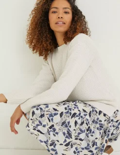 Women FatFace Knitwear|Mollie Boat Neck Jumper