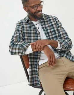 Men FatFace Shirts|Monkton Check Shirt