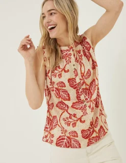 Women FatFace Shirts & Blouses|Morgan Vine Floral Cami Top