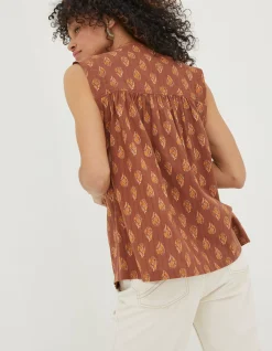 Women FatFace Shirts & Blouses|Morgan Woodblock Cami Top