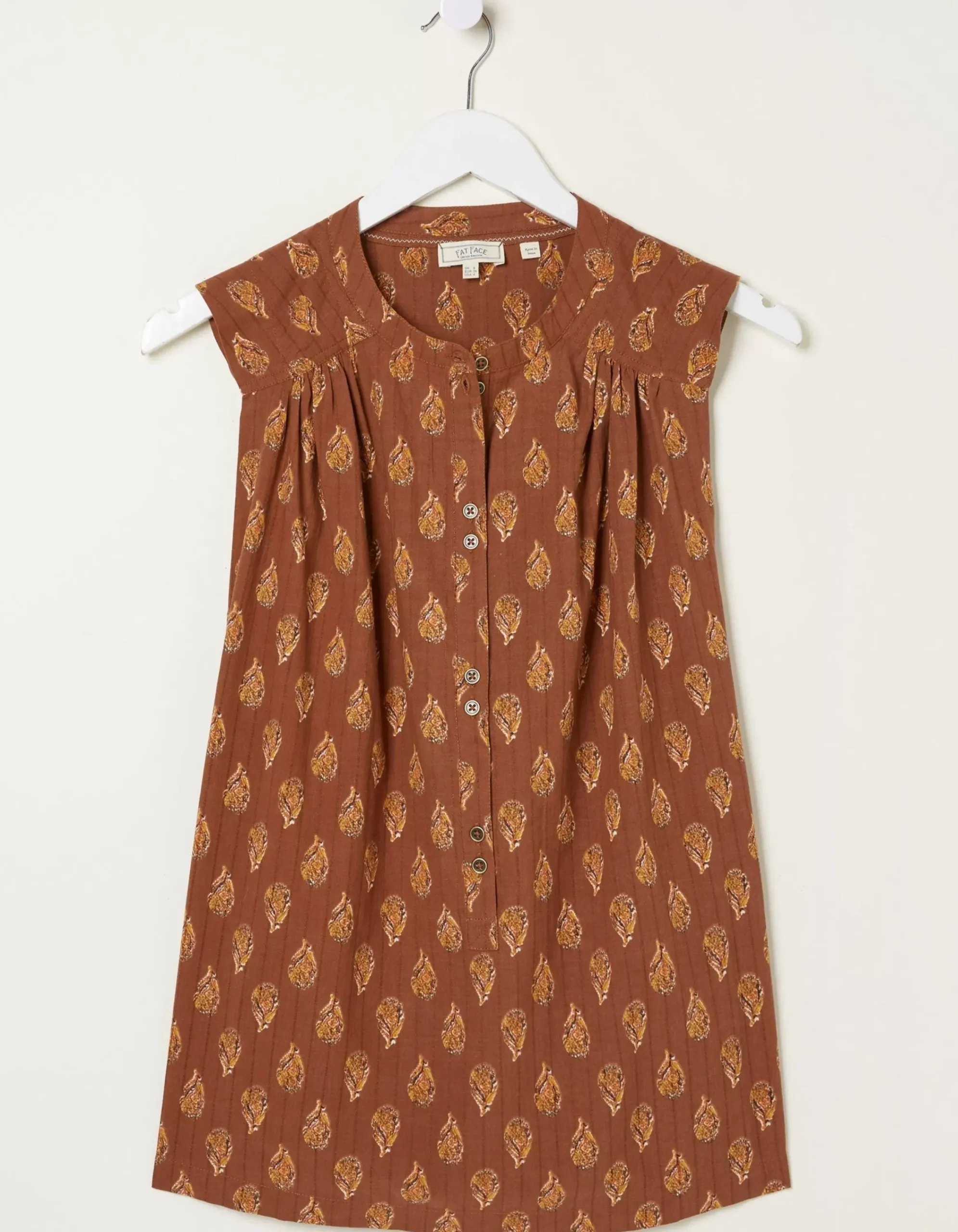 Women FatFace Shirts & Blouses|Morgan Woodblock Cami Top