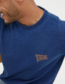 Men FatFace T-Shirts|Mountain Indigo T-Shirt