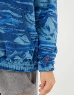 Boys FatFace View All|Mountains Microfleece Sweatshirt