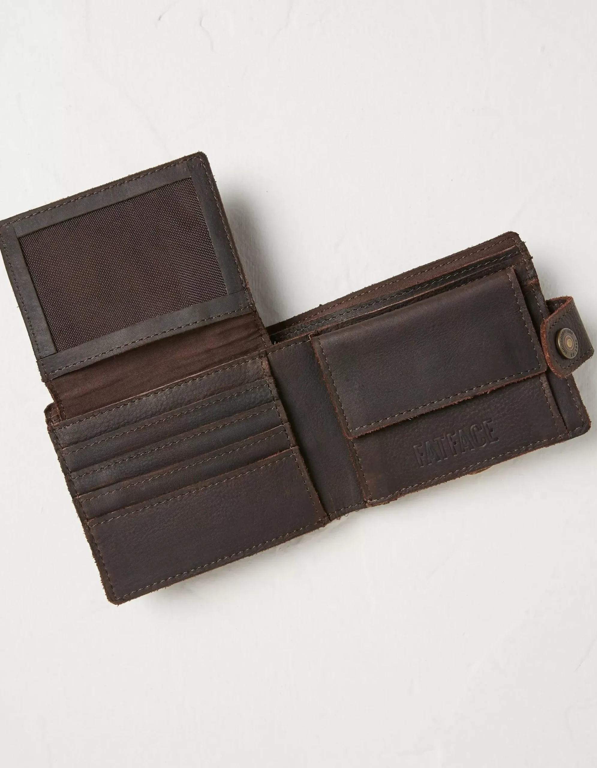 Men FatFace View All|Multi Compartment Leather Wallet