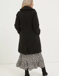 Women FatFace Coats & Jackets|Mylah Teddy Longline Coat