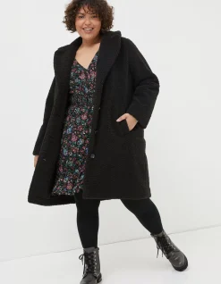 Women FatFace Coats & Jackets|Mylah Teddy Longline Coat