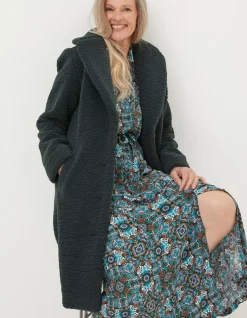 Women FatFace Coats & Jackets|Mylah Teddy Longline Coat