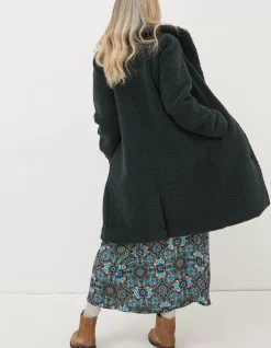 Women FatFace Coats & Jackets|Mylah Teddy Longline Coat