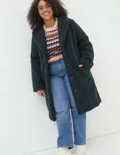 Women FatFace Coats & Jackets|Mylah Teddy Longline Coat