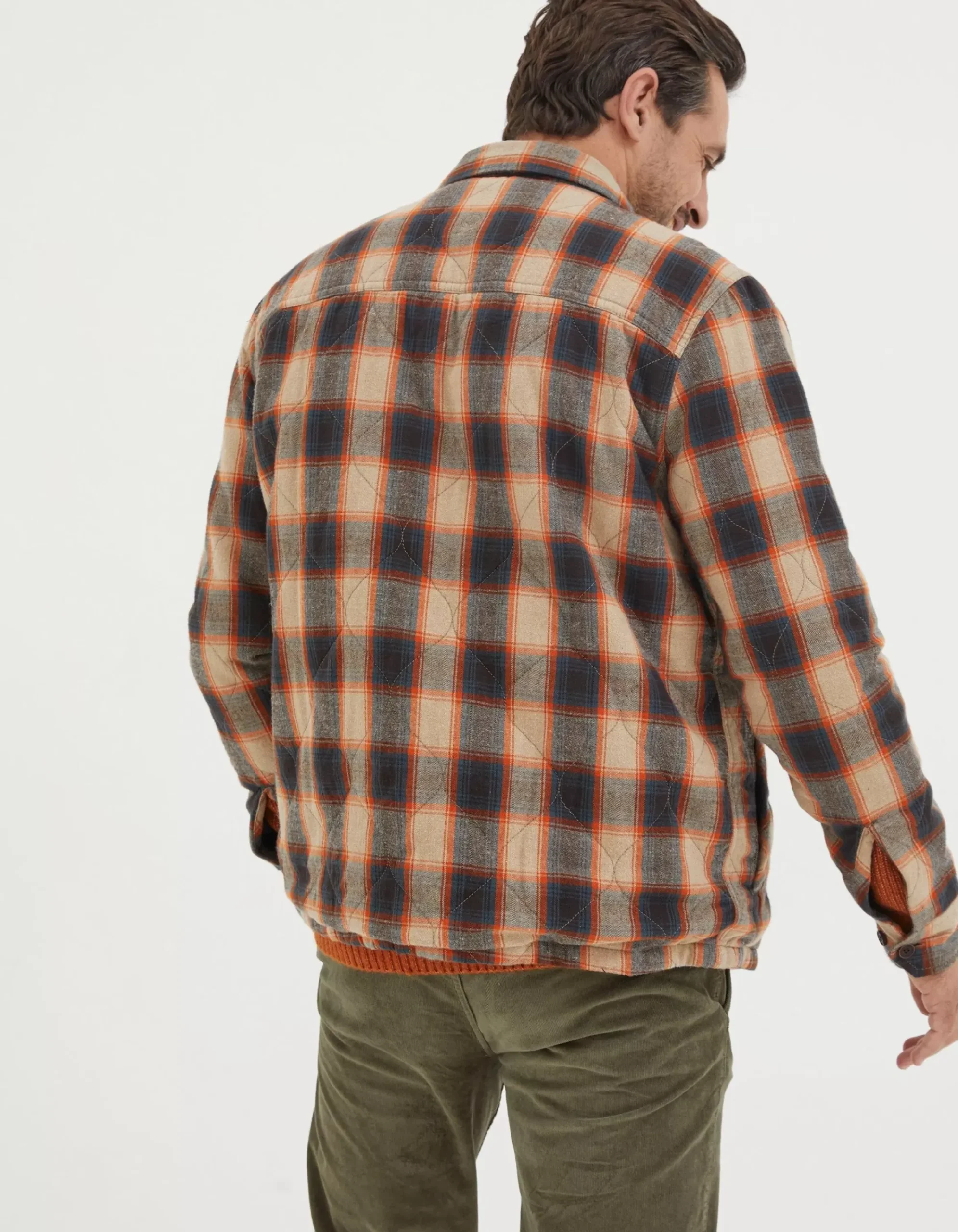 Men FatFace View All|Mylor Quilted Overshirt