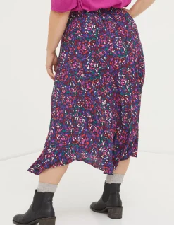 Women FatFace View All|Naomi Abstract Midi Skirt