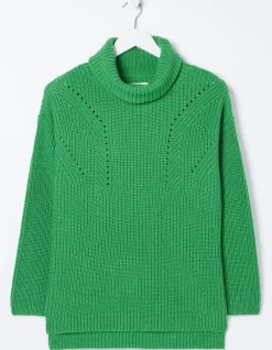 Women FatFace View All|Nellie Boxy Roll Neck Jumper
