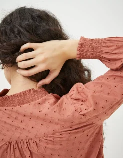 Women FatFace Shirts & Blouses|Nellie Broderie Blouse